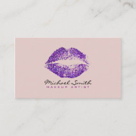 紫スタイリッシュの唇メイクアップアーティスト#4 名刺