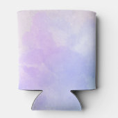 紫スタイリッシュピンク青抽象芸術水色 缶クーラー (裏面)