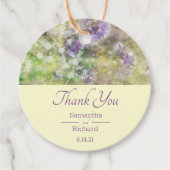 紫スタイリッシュフローラ フェイバータグ (正面)