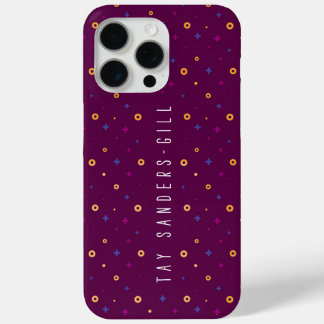 紫スタイリッシュモダンiPhone 15 Pro Maxケース iPhone 15 Pro Maxケース