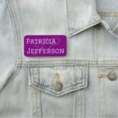 紫スタイリッシュ紫：モノグラユニークム書道 名札 (インサイチュ)