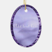 紫ステンドグラスのエンジェルセラミックオーナメント セラミックオーナメント (裏面)
