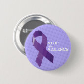 紫ストップのリボンで暴力 缶バッジ (正面&裏面)