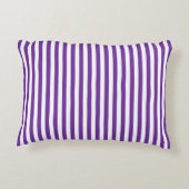 紫ストライプの アクセントクッション (裏面)