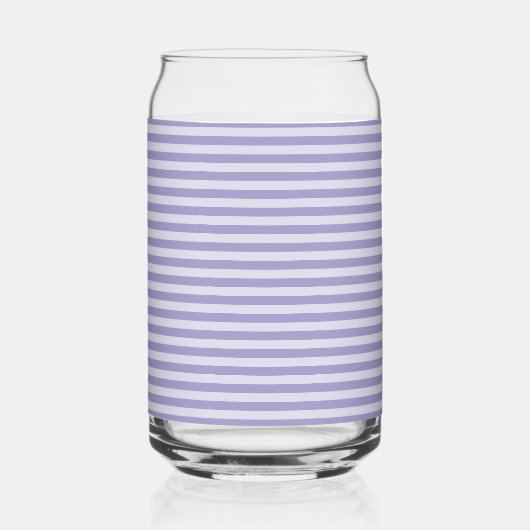 紫ストライプの ガラス缶 (正面)
