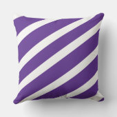 紫ストライプ色 クッション (裏面)