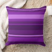 紫ストライプ色 クッション (ブランケット)