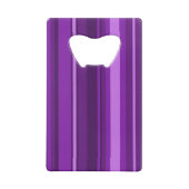 紫ストライプ色 クレジットカード栓抜き (裏面)