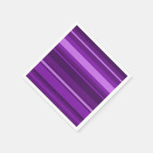 紫ストライプ色 スタンダードカクテルナプキン (角)