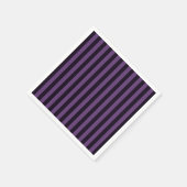 紫ストライプ色 スタンダードカクテルナプキン (角)