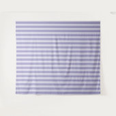 紫ストライプ色 タペストリー (正面(横))