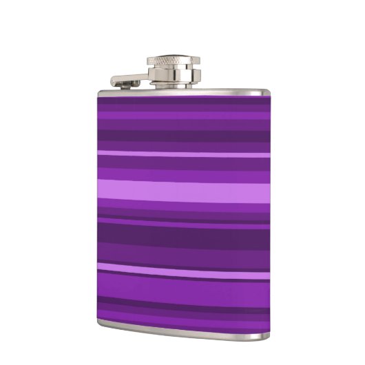 紫ストライプ色 フラスク (左)