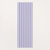 紫ストライプ色 ヨガマット (裏面)