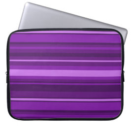 紫ストライプ色 ラップトップスリーブ