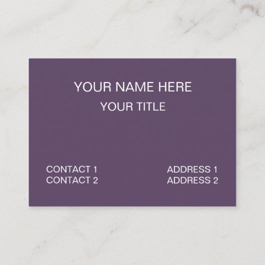 紫ストライプ色 名刺 (裏面)