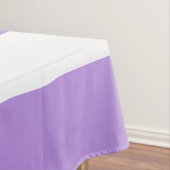 紫ストライプ色、白ストライプ色、パタストライプのーン テーブルクロス (インサイチュ)