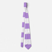紫ストライプ色、白ストライプ色、パタストライプのーン ネクタイ (裏面)