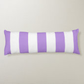 紫ストライプ色、白ストライプ色、パタストライプのーン ボディピロー (裏面)