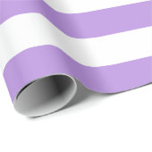 紫ストライプ色、白ストライプ色、パタストライプのーン ラッピングペーパー (ロールコーナー)