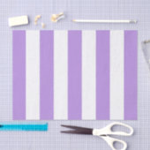 紫ストライプ色、白ストライプ色、パタストライプのーン 薄葉紙 (クラフト)