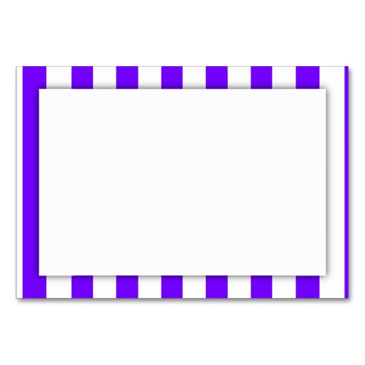 紫ストライプ色(2番目の色を追加) テーブルナンバー (正面)