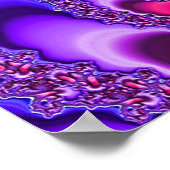 紫スパイラル ポスター (角)