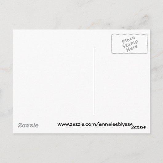 紫スパイラル ポストカード (裏面)