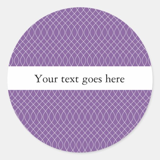 紫スパイラル ラウンドシール (正面)