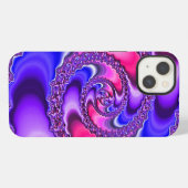 紫スパイラル iPhoneケース (裏面横)