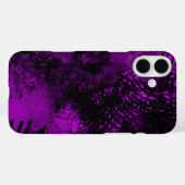 紫スプレー絵を描効果iPhone 16ケース Case-Mate iPhoneケース (裏面 (横))