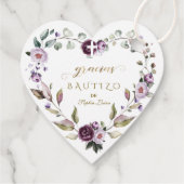 紫スペインのピンクの花グラシアスバウティゾ フェイバータグ (裏面)