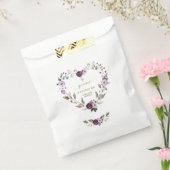 紫スペインのピンクの花金ゴールドガールバウティゾ フェイバーバッグ (封をした状態)