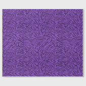 紫ゼブラストライプの模様の包み紙 ラッピングペーパー (フラット)