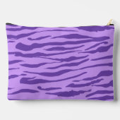 紫ゼブラストライプパターン アクセサリーポーチ (裏面)