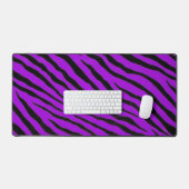 紫ゼブラ印刷 デスクマット (キーボード&マウス)