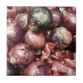 紫タマネギ タイル (正面)