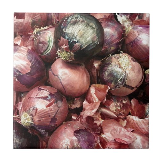 紫タマネギ タイル (正面)