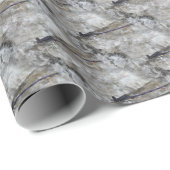 紫ダムセルフライ自然パターン ラッピングペーパー (ロールコーナー)