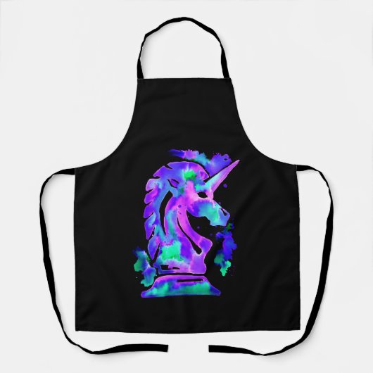 紫チェスナイトユニコーン エプロン (正面)