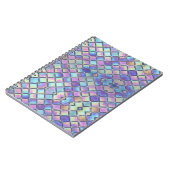 紫チタン鏡十字形モダン ノートブック (左側)