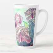 紫チューリップ カフェラテマグ (右)