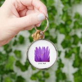 紫チューリップ キーホルダー (手)