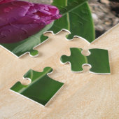 紫チューリップ ジグソーパズル (側面)