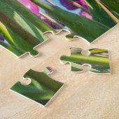 紫チューリップ ジグソーパズル (側面)