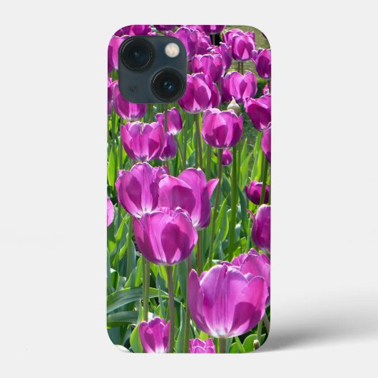 紫チューリップ Case-Mate iPhoneケース (裏面)
