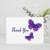 紫チョウ サンキューカード (スタンド正面)