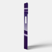紫ティントステンレス鋼メタリルック – モノグラム Case-Mate iPhoneケース (裏面 / 右)