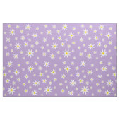 紫デイジー布 ファブリック (ヤード)