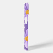 紫デイジー花モノグラパーソナライズされたム Case-Mate iPhoneケース (裏面 / 右)