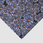 紫デイジー花 薄葉紙 (詳細)